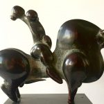 Fons Bemelmans, ‘Europa en de stier’ (1976) brons, 16,5 x 21 cm (hxb), oplage 4/6