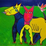Juan Ripollès, ‘Animalitos’ (2005) acryl op linnen, 100 x 120 cm (hxb)