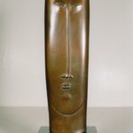Willem Lenssinck, Yamato (het historische Japan) (2008) brons, 48 x 12 cm (hxb)